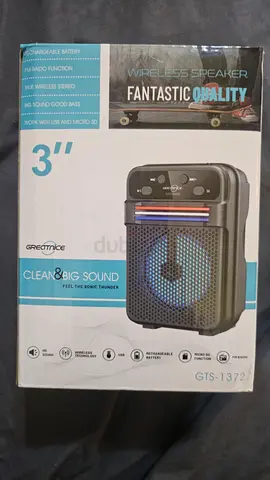3-inch Portable Wireless Bluetooth Speaker - Compact Clean Sound (New in Box)