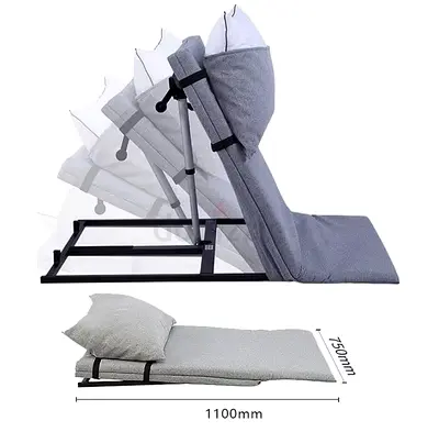 Medical Electric Bed Backrest Lift Recliner with Removable Headrest,Wedge Pillow, Adjustable Sit-up