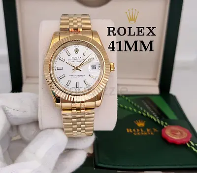 Rolex Oyster Perpetual Datejust 41mm - Full Gold | Premium Watch with Box