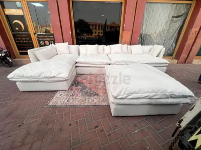 Marina home Feather filled Sofa Beige