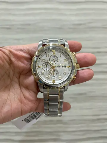 Fossil Two-Tone Chronograph Men's Watch