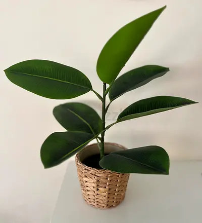 Artificial plant in pot