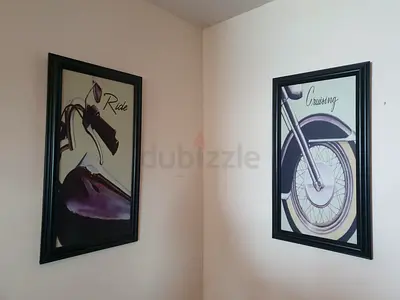 Harley Motorcycle Canvas