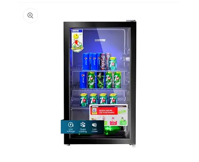 Geepas 120L Showcase Chiller, GSC1223