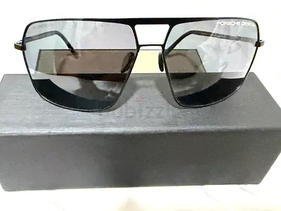 Porsche Design Sunglasses - Black Aviator Style, Excellent Condition