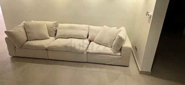 Luxurious Cloud feather 🪶 filled Marina Home Luscious Sofa Beige