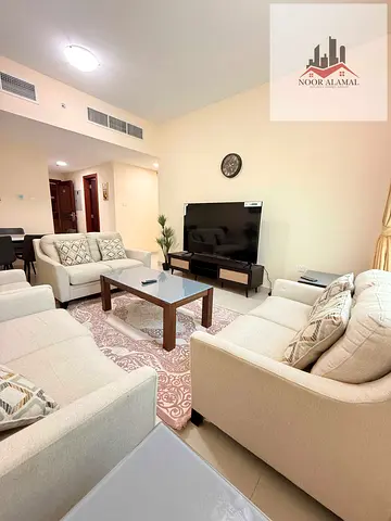 Sharjah, Al Taawun: Fully furnished apartment (hotel-style) suitable for a secondary residence, located opposite the Oriana Hotel. It comprises a bedr