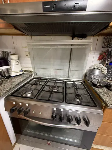5 burner Faber Gas Cooking Range and Oven