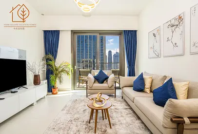Fully Furnished 3 BHK + Maids Room | Top Floor with Partial Burj Views | All Bills Included