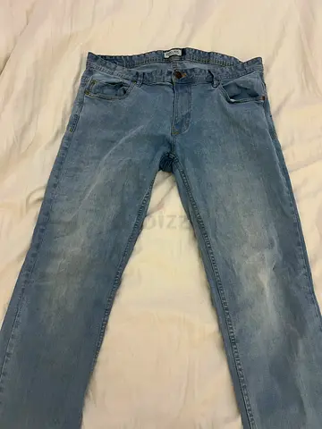 Light blue denim jeans, size medium - gently used