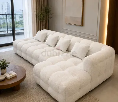 Modern Cloud Corner Sofa
Luxurious L-shape sofa with a unique bubble design, offering exceptional c