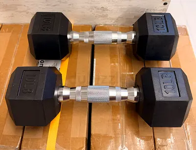 10 POUNDS DUMBBELLS