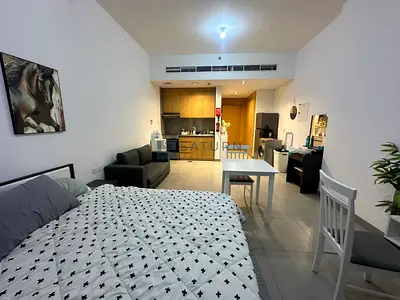 Fully furnished luxurious studio in offer price Mamsha Sharjah