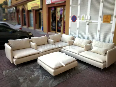 Ikea Sodhremn Corner Sofa Beige