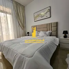 First occupancy, luxurious and elegant fully furnished one-bedroom apartment for monthly rent in Al