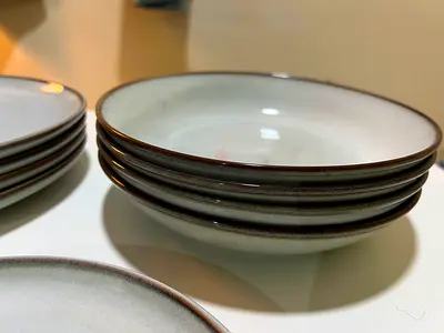set dinner ikea plate, Side plate, grey, 20 cm , grey, 25 cm 
Deep plate, grey, 21 cm