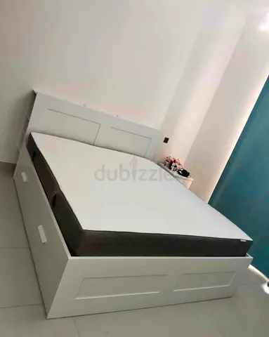 IKEA brimnes bed with mattress King size bed