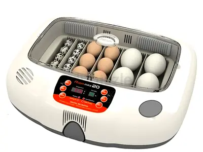 Rcom MAX 20 DO Automatic Egg Incubator + 10 Rollers + 52 Quail Tray