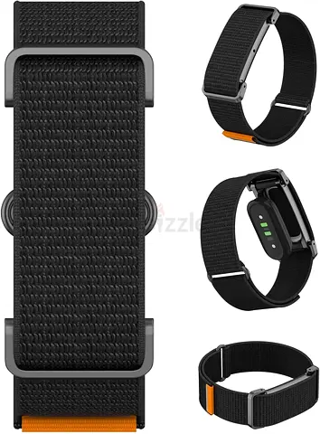 3332 - Nylon Band Compatible with Google Fitbit Air, Breathable Replacement Strap with Stainless