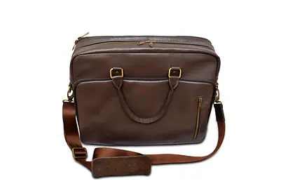 Buffalo leather office bag — Jafferjees brand