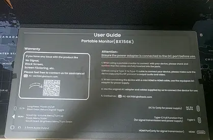 Portable monitor