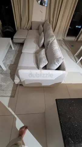 Beige Color ikea Soderhim L Shape Sofa