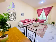1bhk*Furnished VIP *monthly rent in Al Rashidiya 3, next to Grand Mall and opposite the Ladies' Park