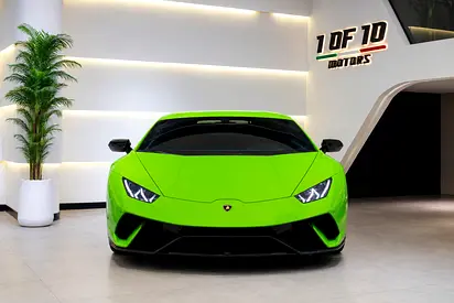 2018 LAMBGORGHINI HURACAN LP 610 WITH BODY KIT PERFORMANTE GCC ONLY 67000 KM
