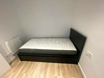 IKEA malam bed with mattress queen size 160x200cm bed