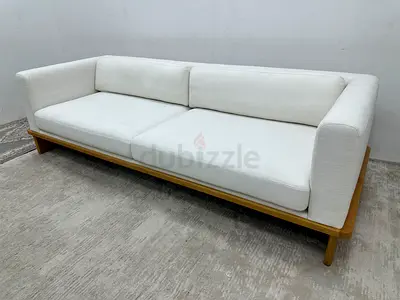 Perfect condition crate&barrel three seater sofa