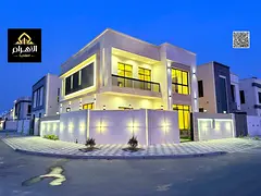 Luxury modern corner villa with 5 master bedrooms behind Al Hamidiya Park – registration fees incl