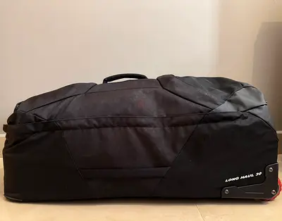 The North Face Longhaul in Black luggage