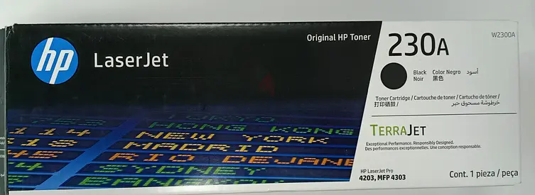 Empty HP 230A Original LaserJet Toner Cartridges - 23 Pieces with Box