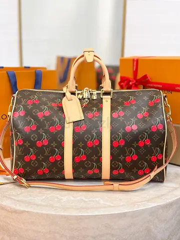 LOUIS VUITTON LV x TM Keepall Bandoulière 45 Travel Bag