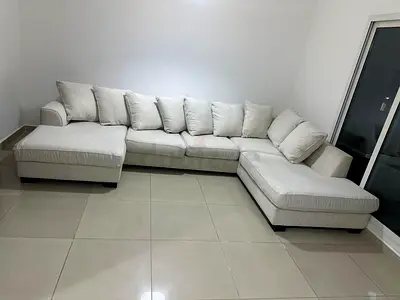 The One Kingston Sectional U Shape Sofa Beige