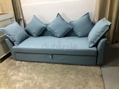 IKEA HOLMSUND THREE SEATER SOFA BED FULLY WASHABLE covers