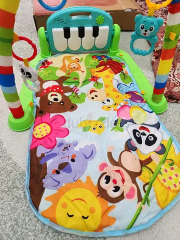 Mastela Baby Bouncer Chair - Lightweight Foldable with Toy Bar and fitness rack take both for 60