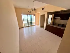 1BR in Al Amerah, master room, balcony, wardrobes, central AC, 25K yearly.