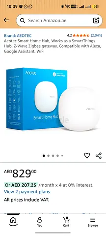 Aeotec Smart Home Hub