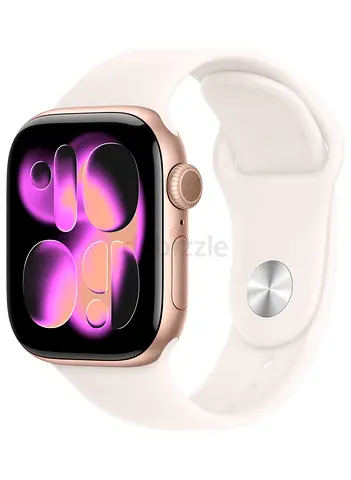 Apple Watch Series 11 GPS + Cellular 46mm Rose Gold Aluminium Case With Ligh