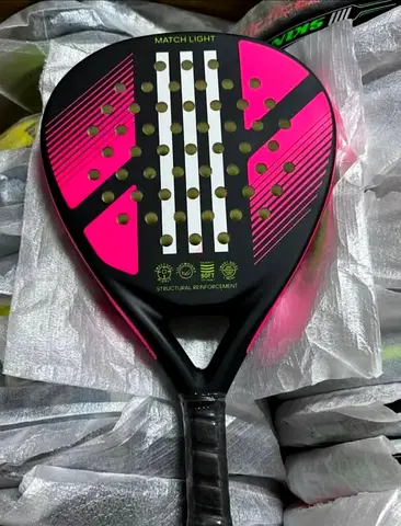 Match Light Padel Racket - Pink & Black, Good Condition