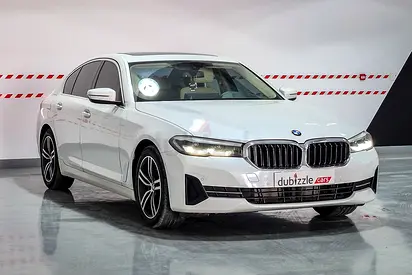 AED 1596/month | 2021 BMW 5-Series 520i | GCC Specs | Ref#496334