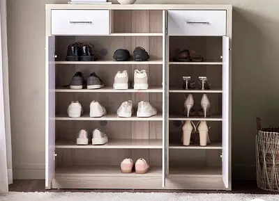 Shoe Cabinet from Home Center for 30 pairs gloss finish