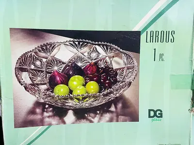 Big Glass Bowl - DG Larous (1 pc)