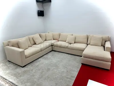 Amazing condition crate&barrel Ushape sofa