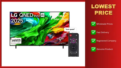 LG Tv 100 Inch QNED 4k AI Smart Television Mini Led 144hz Brand New With 1 Year Warranty