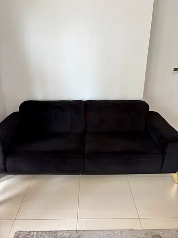 Black 3-seater Sofa - Good Condition