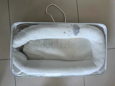 Giggles White Baby Sleeping Nest. Bed with Mesh.