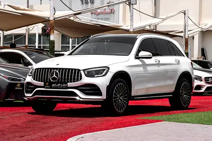 مرسيدس GLC300 AMG 2022 بحالة الوكالة التامة وسعر عرض ممتاز