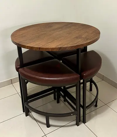 Pan Home Broolline 1+4 Counter Dining Set